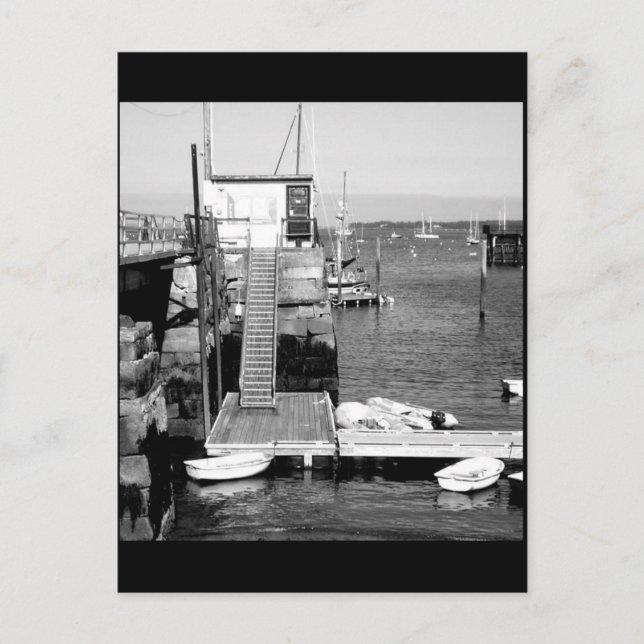 Rockland Harbour Postcard (Front)