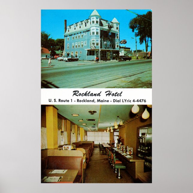 Rockland Hotel, circa 1950s Poster (Front)