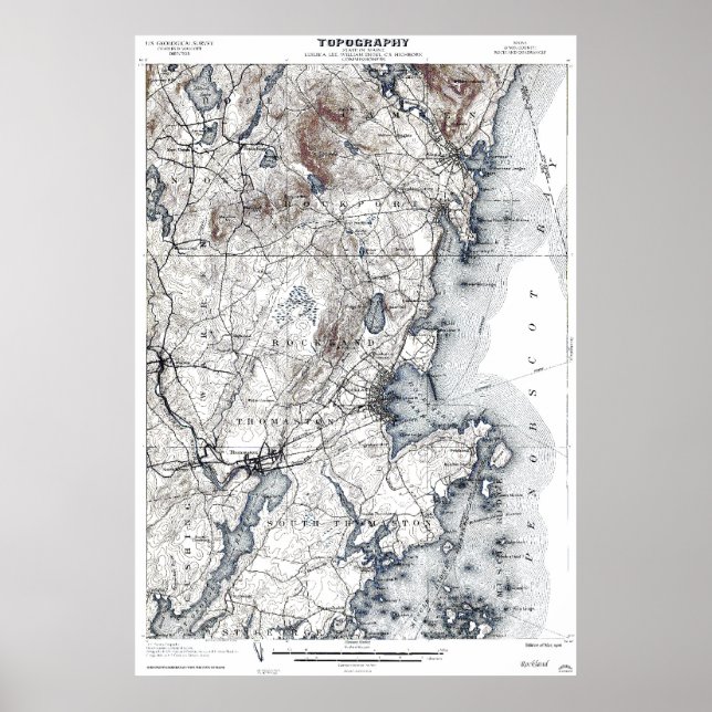 Rockland, Maine 1906 Poster (Front)