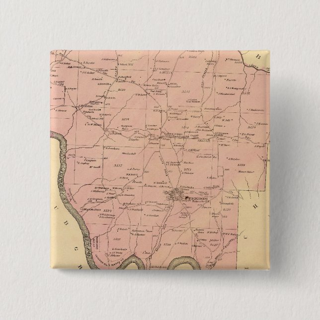 Rockland Township 15 Cm Square Badge (Front)