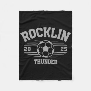 Rocklin Thunder Soccer Ll 2025 Hs Fleece Blanket