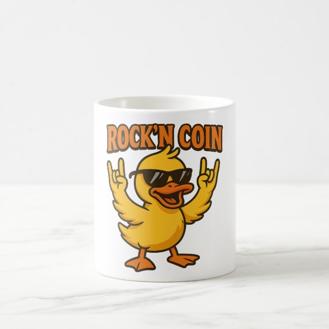Rock'n Duck - Guaranteed Attitude Tasse Coffee Mug (Center)