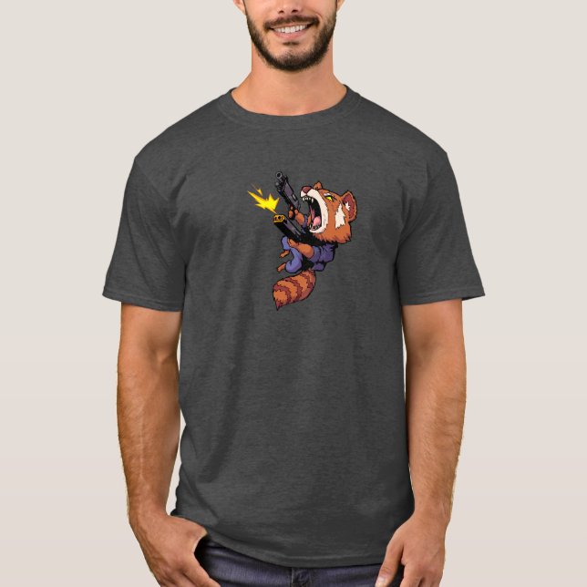 Rock'n Red Panda T-Shirt (Front)