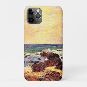 Rocks and Sea by Paul  Gauguin, Case-Mate iPhone Case