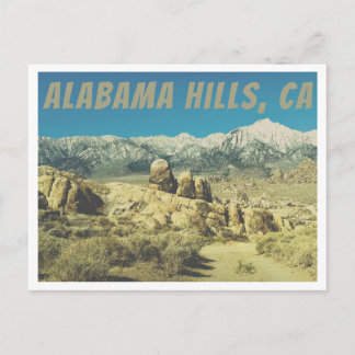 Rocks at Alabama Hills Postcard