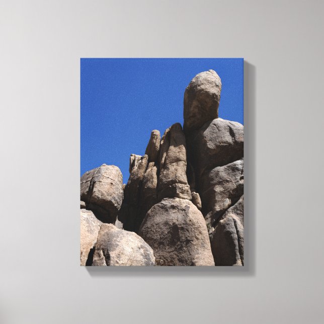 Rocks at Joshua Tree National Park Canvas Print (Front)