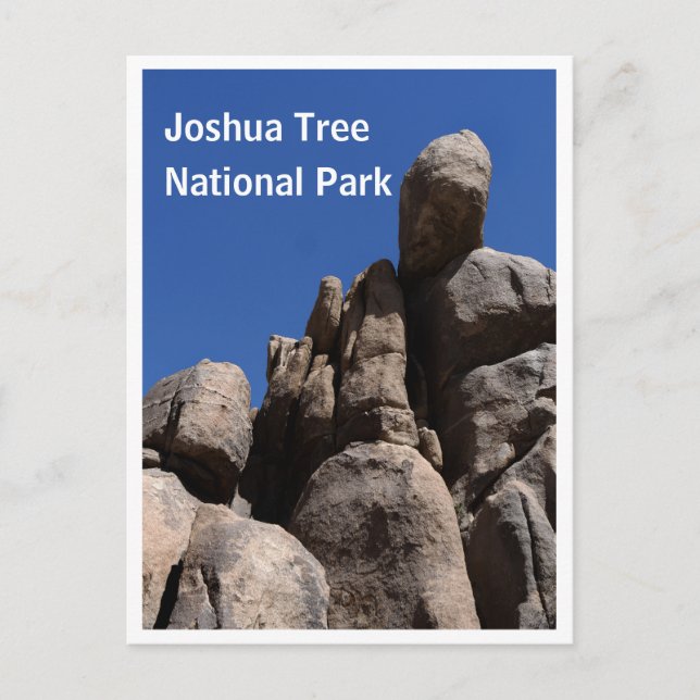 Rocks at Joshua Tree National Park Postcard (Front)