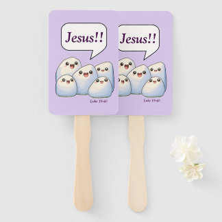 Rocks Call Out His Name Hand Fan