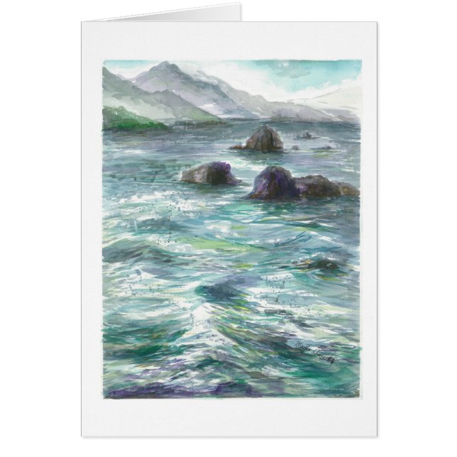 Rocks in Oregon ocean (Front)