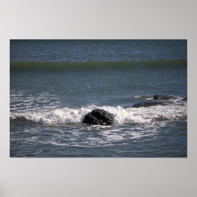 Rocks in the Ocean Poster (Front)