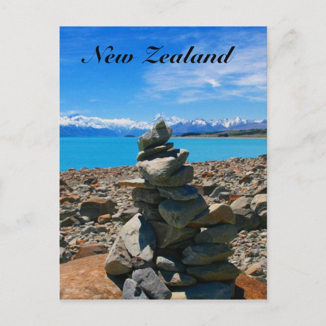 rocks nz postcard (Front)