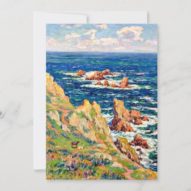 Rocks of Penharn Bay Card (Front)