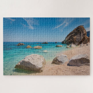 Rocks on Cala Mariolu beach on Sardinia, Italy Jigsaw Puzzle