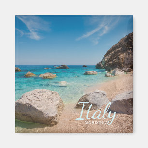Rocks on Cala Mariolu beach on Sardinia, Italy Magnet