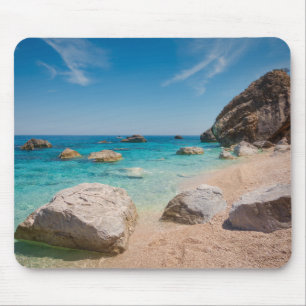 Rocks on Cala Mariolu beach on Sardinia, Italy Mouse Pad