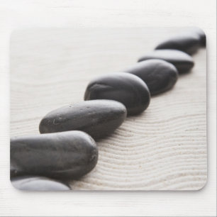 Rocks on sand mouse pad