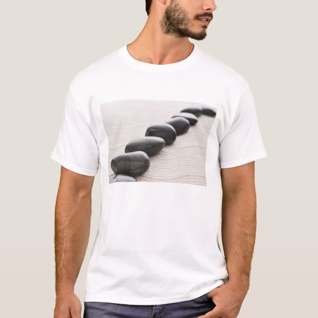 Rocks on sand T-Shirt (Front)