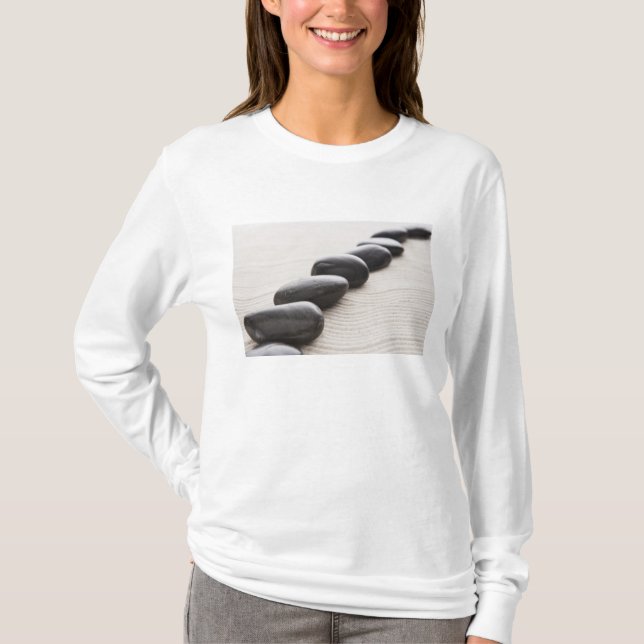 Rocks on sand T-Shirt (Front)