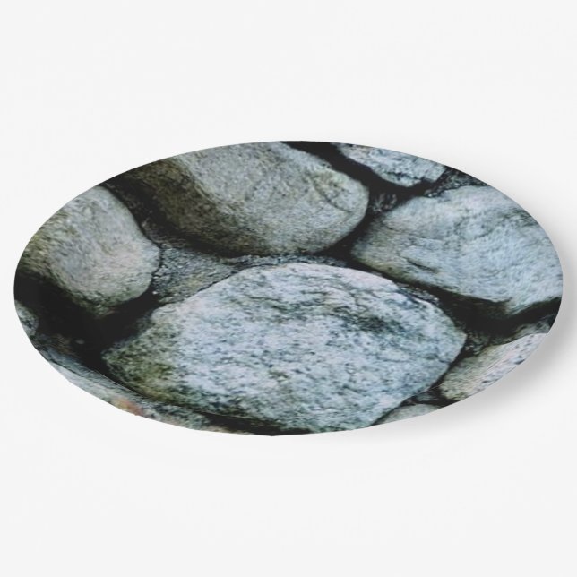 Rocks Paper Plate (Angled)