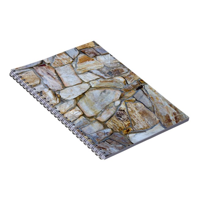 Rocks Realistic Texture Photography Spiral Notebook (Right Side)