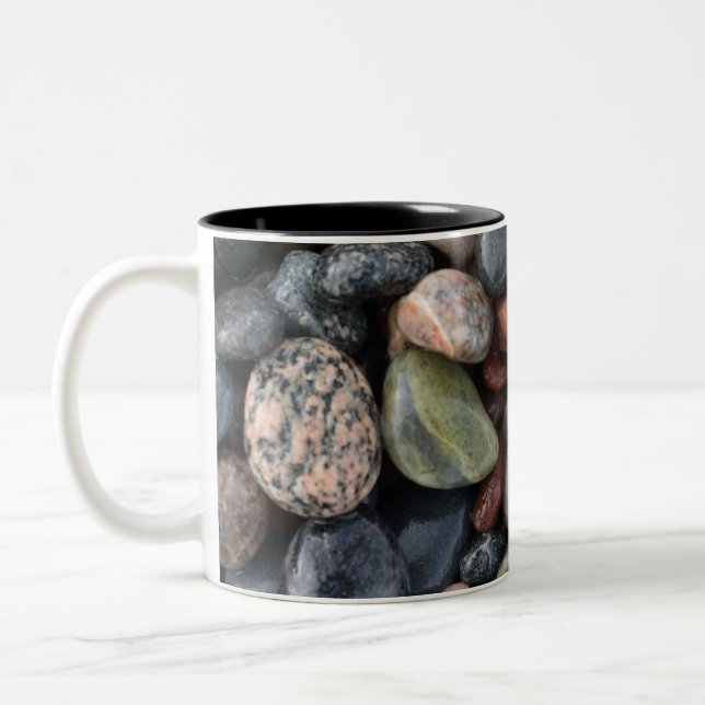 Rocks Rock Two-Tone Coffee Mug (Left)
