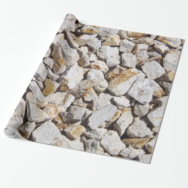 Rocks Wrapping Paper (Unrolled)