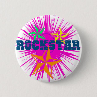 RockStar 6 Cm Round Badge