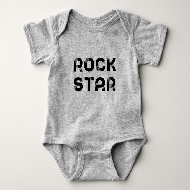Rockstar Baby Bodysuit (Front)