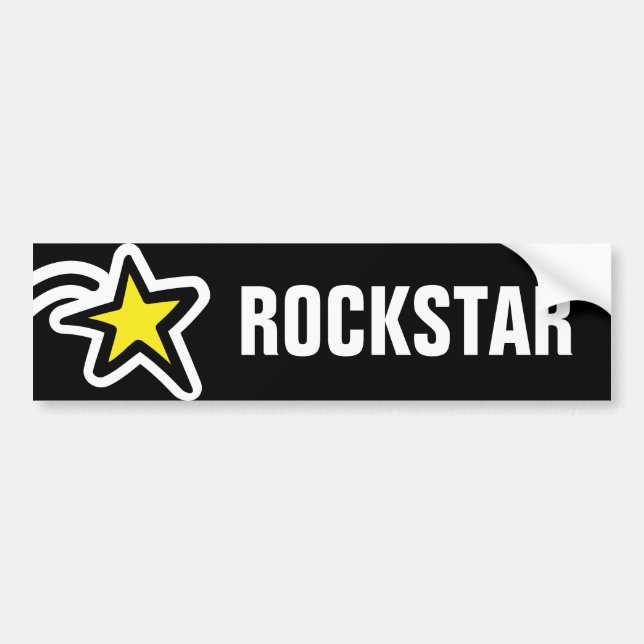 Rockstar Bumper Sticker (Front)