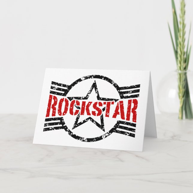 Rockstar Card (Front)