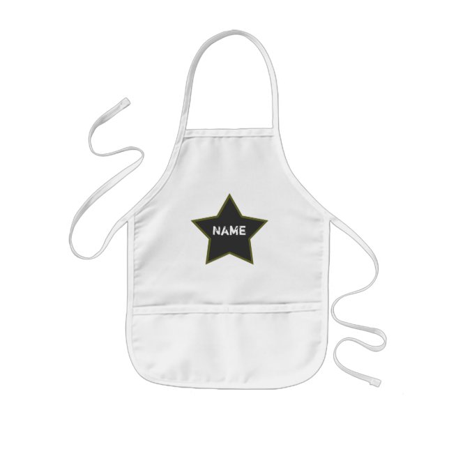 Rockstar Chef Personalised Apron for Boys (Front)