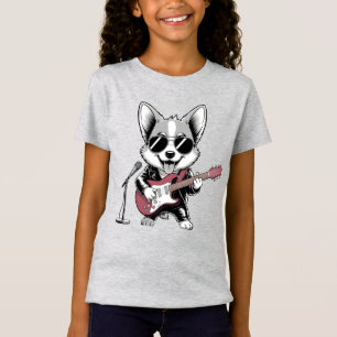 Rockstar Corgi T-Shirt