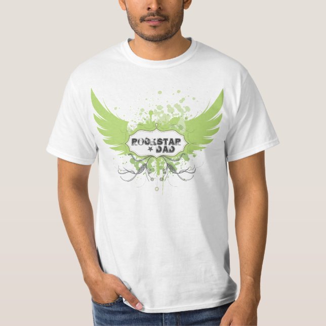 Rockstar Dad T-Shirt (Front)