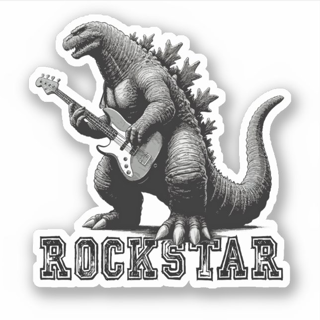 Rockstar dinosaur dragon (Front)