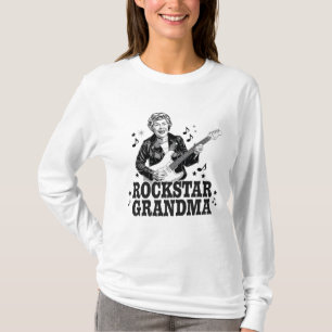 Rockstar Grandma – Fun and Retro Music Design T-Shirt