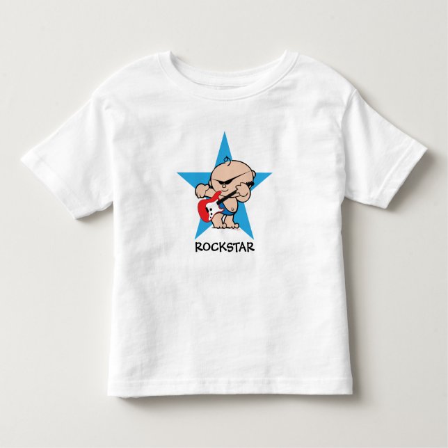 Rockstar graphic tee for boys (Front)
