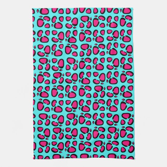Rockstar Leopard Tea Towel (Vertical)