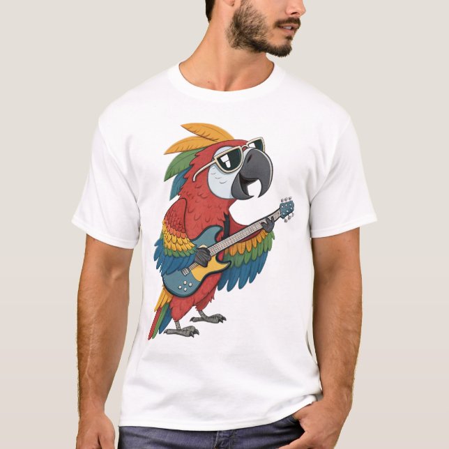 ROCKSTAR MACAW T-Shirt (Front)