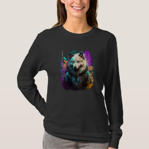Rockstar portrait Samoyed T-Shirt