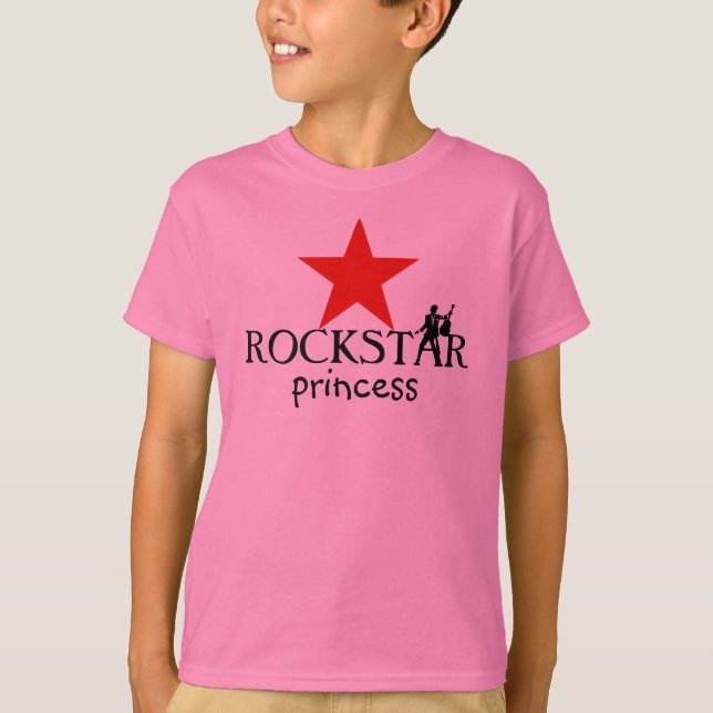 ROCKSTAR princess - girls t-shirt (Front)