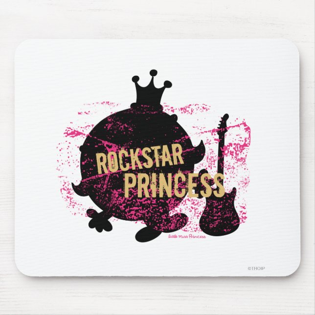 Rockstar Princess Mouse Pad (Front)