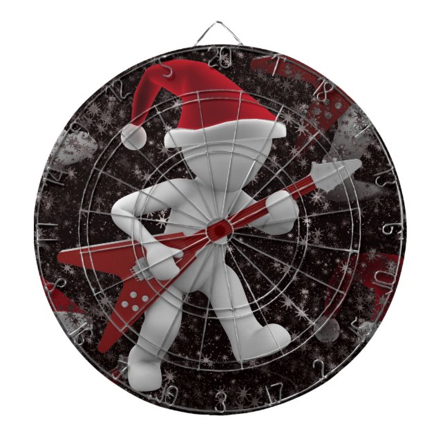 rockstar santa dartboard (Front)