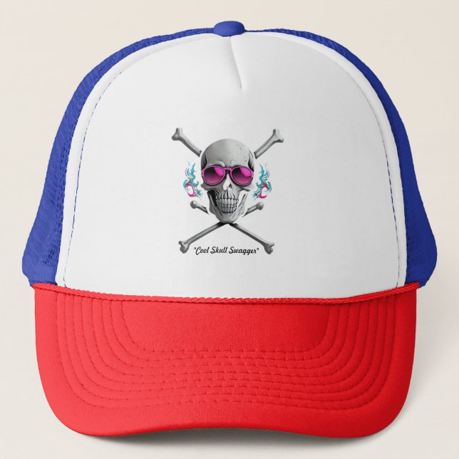 "Rockstar Vibes Design" Trucker Hat (Front)