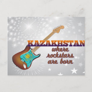 Rockstars are born in Kazakhstan Postcard