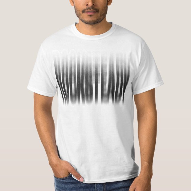 Rocksteady Blurred Effect Typography Reggae T-Shirt (Front)