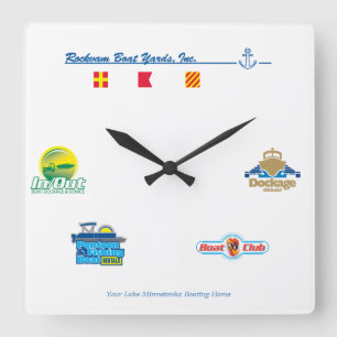 Rockvam Boat Yards, Inc. Clock