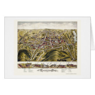 Rockville, CT Panoramic Map - 1877