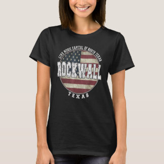 Rockwall Texas Vintage American flag T-Shirt