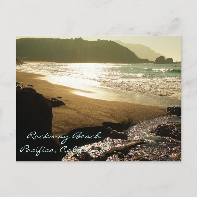 Rockway Beach- Pacifica,California  Postcard (Front)