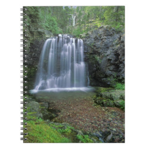 Rockwell Falls in the Two Medicine Valley of Spiral Notebook